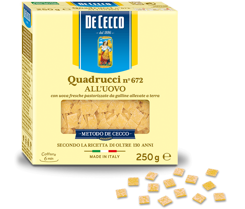 De Cecco Egg Pasta Quadrucci