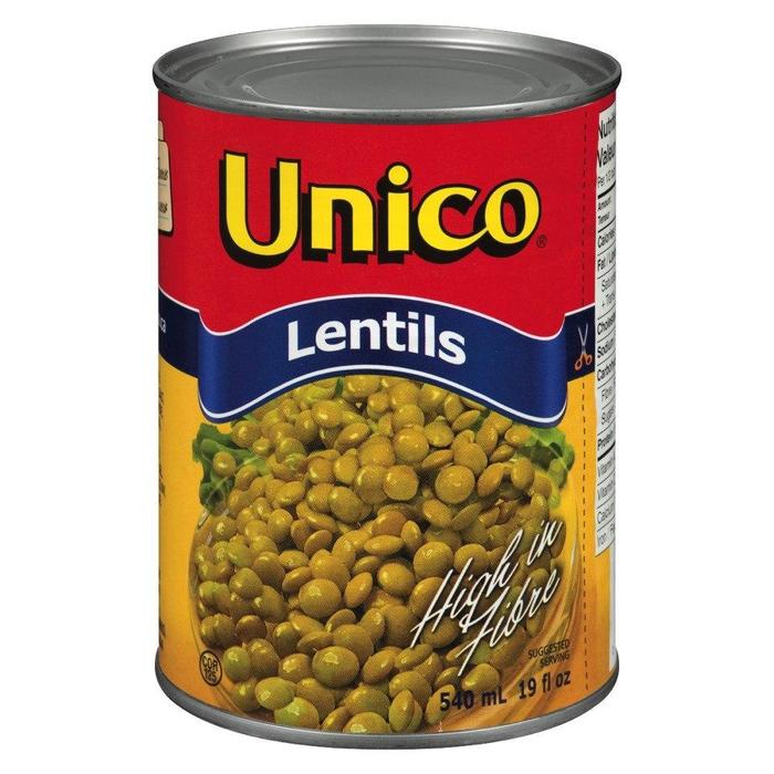Unico Canned Beans Lentils