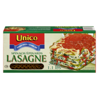 Unico Specialty Pasta Spinach Lasagne