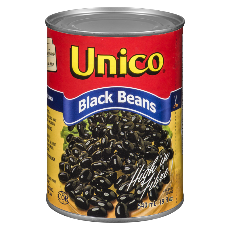 Unico Canned Beans Black Beans