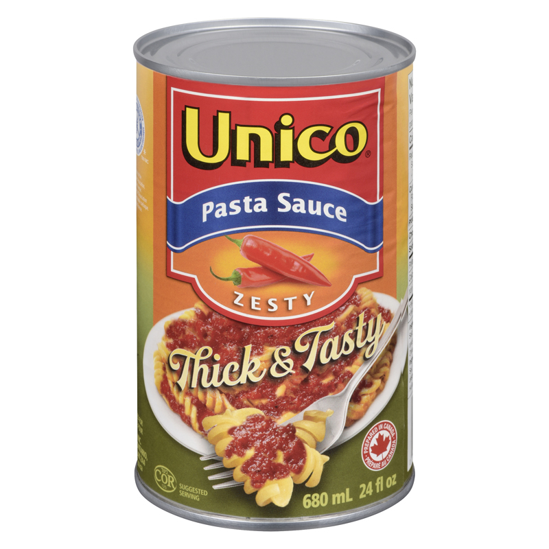 Unico Pasta Sauce Zesty Pasta Sauce